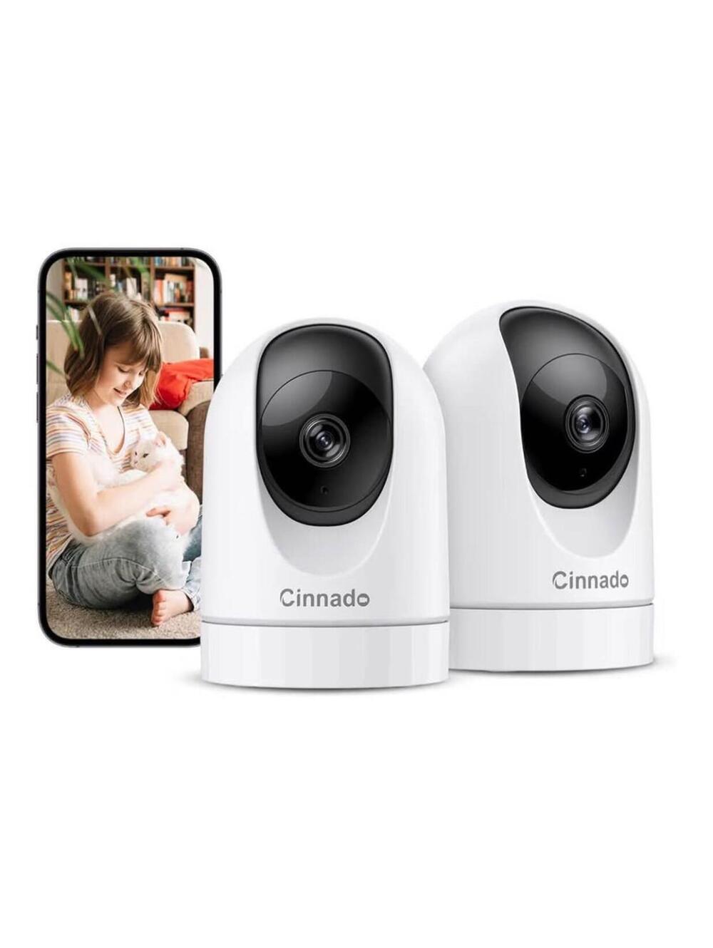 Cinnado 2K Indoor Security Camera 2-Pack - New in Box